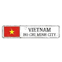 Personalized Your City Vietnam_Ho Chi Minh City Flag Metal Signs Boundary Outline Indoor/Outdoor Sign New Home Gift House Sign Wall Decoration - Kitchen Decoration 4