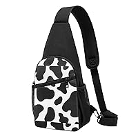Cute Cartoon Funny Giraffes Casual Crossbody Chest Bag, Lightweight Shoulder Backpack, Hiking Outdoor Backpacks