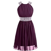 Juniors Empire Chiffon Cocktail Homecoming Dress Evening Party Gown