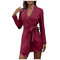 Girl's Women Tie Cami Shirt Solid Long Sleeved Balconette Binding