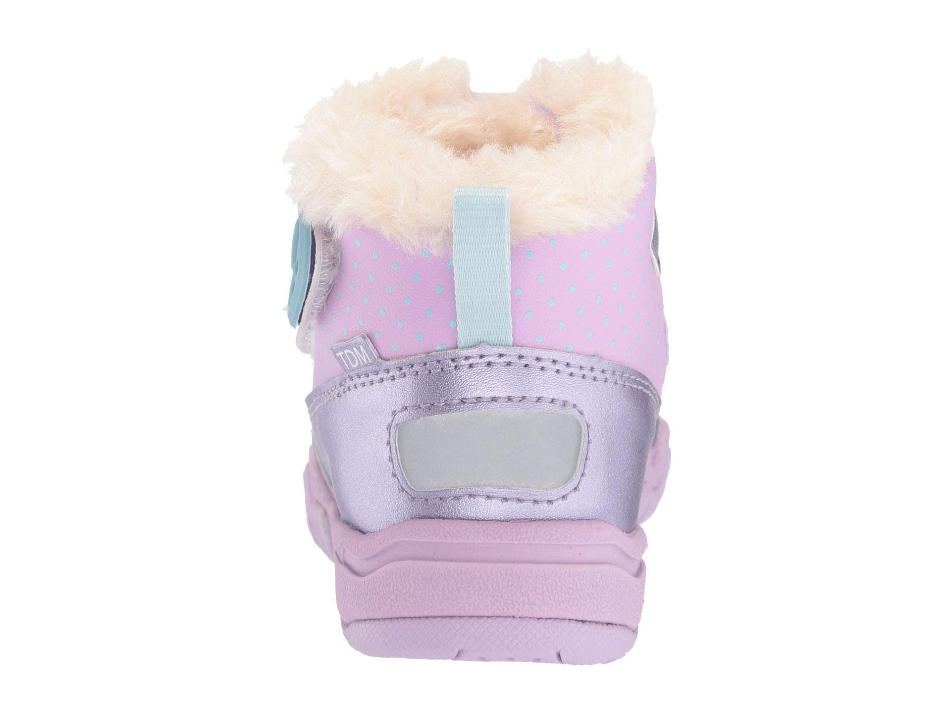 TSUKIHOSHI 7519 IGLOO Strap-Closure Machine-Washable Snow Boot with Wide Toe Box and Slip-Resistant, Non-Marking Outsole - For Toddlers and Little Kids, Ages 1-8
