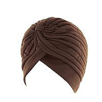 Topkids Accessories Satin Hair Turban Head Wrap Bonnet Hair Scarf Hairwrap Turbans Stretchy Elastic Chemo Hat