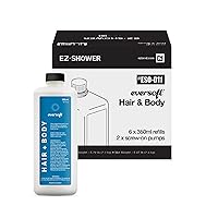 Eversoft Hair & Body Refill Cartridge, 350ml (12 oz) x 6 pk
