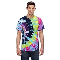 Tie Dyes Men's Tie Dyed Performance Tee Shirt H1000
