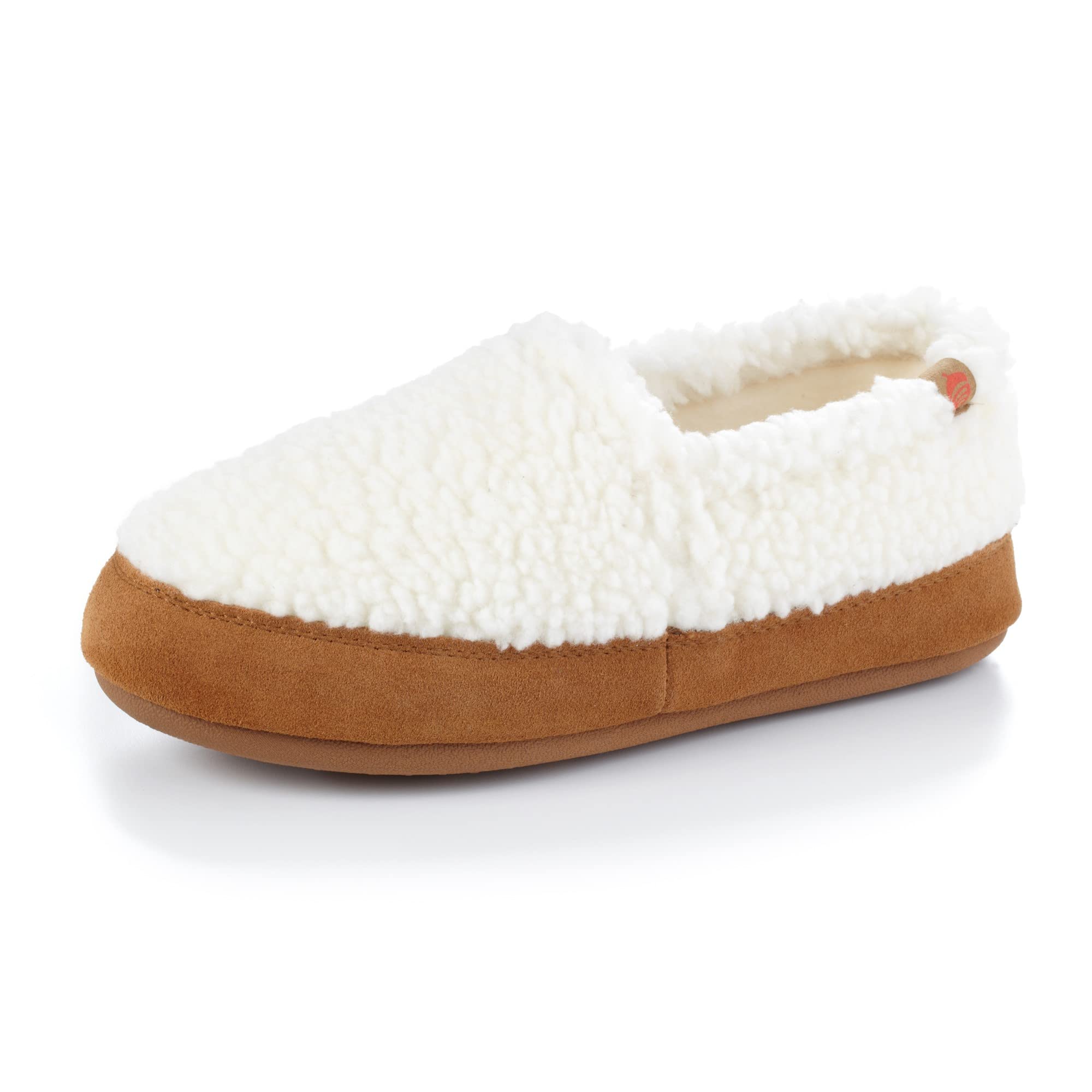 Acorn Women's Moc Slipper - Cozy Memory Foam Moccasins for Women, Cute House Shoes with Cloud Like Support and Indoor / Outdoor Sole