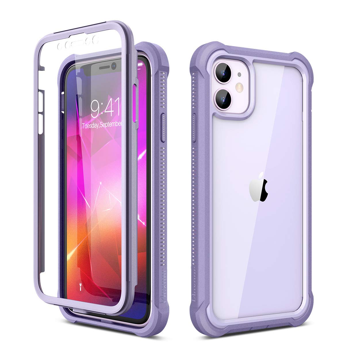 Mua Dexnor Iphone 11 Case With Screen Protector Clear Rugged 360 Full Body  Protective Shockproof Hard Back Defender Dual Layer Heavy Duty Bumper Cover  Case For Iphone 11 6.1