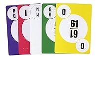 Bingo Call Number Playing Cards with Braille