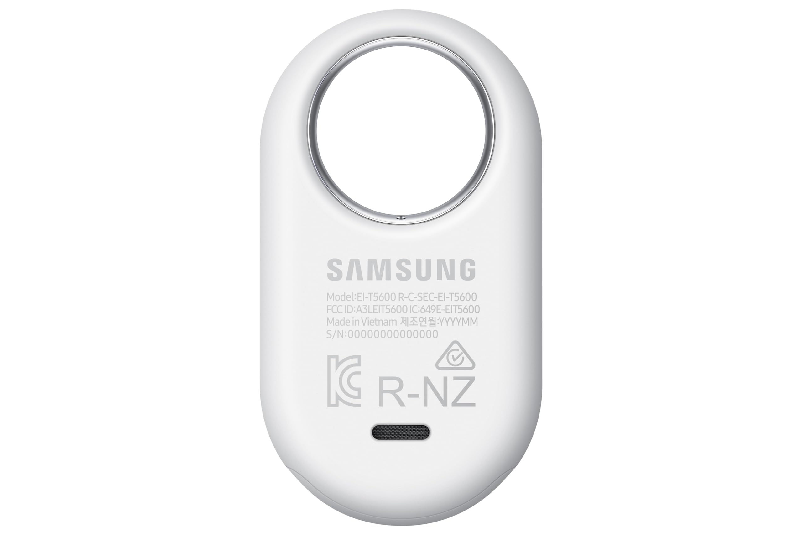 SAMSUNG Galaxy SmartTag2, Bluetooth Tracker, Smart Tag GPS Locator Tracking Device, Item Finder for Keys, Wallet, Luggage, Pets, Use w/Phones and Tablets Android 11 or Later, 2023, 1 Pack, White