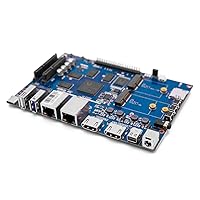 Banana Pi BPI W2 Smart NAS Router Bulit in Realtek RTD1296 Chip Onboard 2G DDR4 and 8G eMMC Flash Support OpenWrt Android and Linux for Home Automation and Game Center