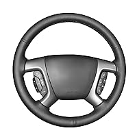 MEWANT Steering Wheel Cover for Chevrolet 2008-2013 Silverado 1500 / Chevy Silverado 2500 3500/2007-2013 2014 Tahoe / 2007-2014 Suburban 1500/2007-2013 Avalanche 1500/2009-2015 Traverse/Express