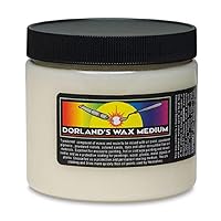 Jacquard Dorlands Wax - 4 Ounce - Versatile Pure Wax and Damar Resin - Protective Topcoat for Sealing and Finishing