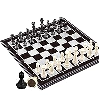3-in-1 Magnetic Travel Chess Set. Great Value has Backgammon and Checkers. 10 by 10 inches