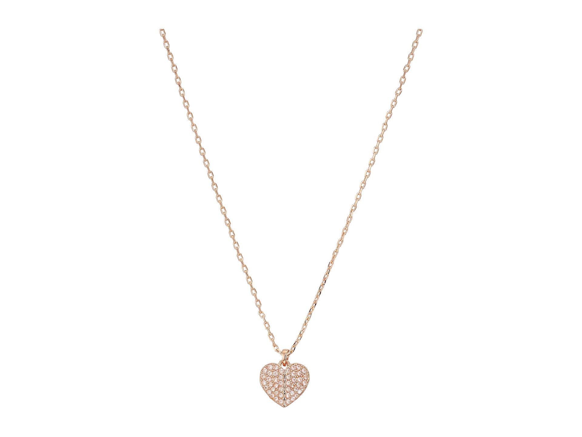 Kate Spade New York Heart to Heart Pave Mini Pendant Necklace