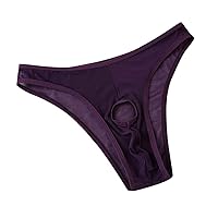 Sexy Hole Underwear Underpant T-back Passion Men G-String Panties Thong Underwear Adult Exotic Boxer Shorts