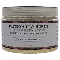 Patchouli & Buriti Hand & Body Scrub, 12 Ounce