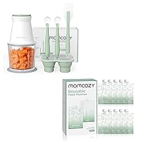 Momcozy Baby Food Maker&Reusable Baby Food Pouches Set