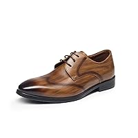 Men's Suede Oxford Wingtips Pull Tap Lace Up Pointed Toe Shoes Anti Skid Dress