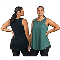 Epic MMA Gear 2 Pack Long Flowy Sleeveless Tunic Top For Women