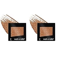 wet n wild Color Icon Glitter Eyeshadow Shimmer Toasty (Pack of 2)