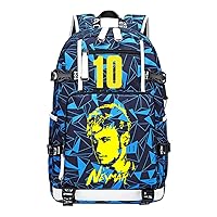 Soccer Player N-eymar Multifunction Backpack Travel Laptop Fans Multicolour Bag For Men Women