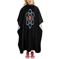 Atom Science Haircut Cape Professional Barber Hairdressing Apron with Closure Snap Unisex Hair Cutting Capes