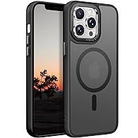 CHAOFEnG Magnetic Designed for iPhone 12 Pro Max Case [Military-Grade Drop Tested] [Compatible with Magnet] Slim Frosted Case for iPhone 12 Pro Max Case Phone Case (6.7