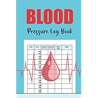 Blood Pressure Log Book: Simple Daily Blood Pressure Log to Record and Monitor Blood Pressure at Home