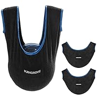 Mangrove Bowling Ball Polisher, Microfiber Bowling Towel See-Saw for Bowlers, Large Washable Bowling Shammy Seesaw, Ball Cleaner Holder Bag