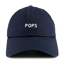 Trendy Apparel Shop Pops Embroidered Solid Adjustable Unstructured Dad Hat
