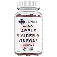 Apple Cider Vinegar Gummies USDA Organic ACV Gummy Vitamins Made with Real Fruit Blend, Whole Food Vitamin B12 - Vegan, Gluten Free, Non-GMO, Kosher - 60 Gummie