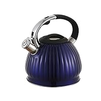 Kettles，Kettle Stainless Steel Kettle Whistlitea Kettle Grade Tea Pot for Induction Cooker Gas Stove Electric Ceramic Stove/Purple
