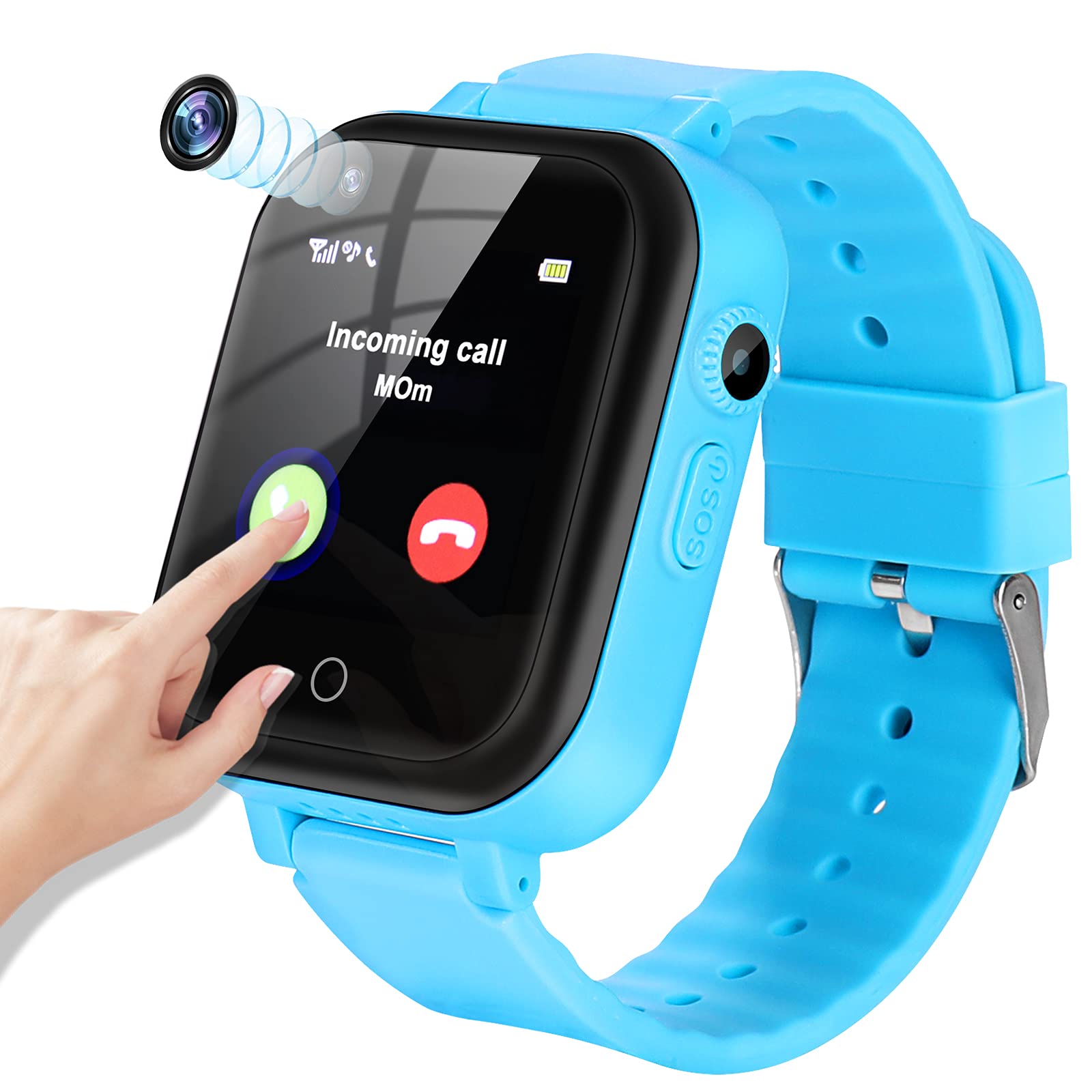 4G Kids Smartwatch with GPS Tracker Texting and Calling,Smart Watch for Kids,2 Way Call Camera Voice & Video Call SOS Alerts Smart Watch Smartphone...
