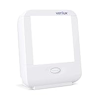 HappyLight VT10 Compact Personal, Portable Bright White Light 10,000 Lux Therapy Lamp with 20 sq. in. Lens Size
