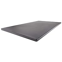 Extra Long Black Poly Cutting Board, 30 x 18 Inch, 3/4