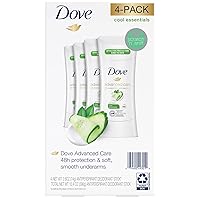 Dove Antiperspirant Deodorant Cool Essentials, 2.6 Ounce (Pack of 4)