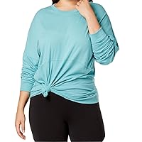 Soffe Curves Squad Spirit Tee, Dusty Turquoise, 3X