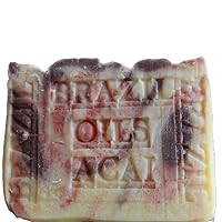 Handcrafted Brazilian Oil Soap with Organic Acai Berry Butter - Brazil Nut Butter - Natural Handmade