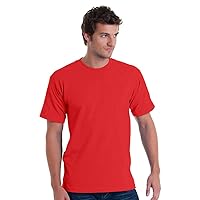 Men's American Pride Crewneck T-Shirt, RED, X-Large