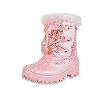 LONDON FOG Girls Youth and Toddler Icelyn Cold Weather Warm Lined Snow Boot girls boot in youth and toddler sizes
