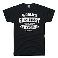 Men's World's Greatest Farter I Mean Father Men's T-Shirt Black