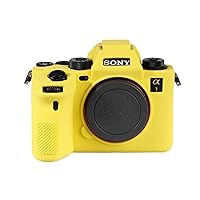 Camera Case for Sony Alpha 1 A1 Digital Camera, Anti-Scratch Soft Silicone Rubber Case Protective Body Housing Protector Skin Cover (Yellow)