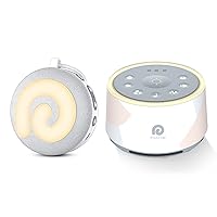 Dreamegg D11 Bundle with D1 Pro Sound Machine, 3-in-1 Baby Soother Sound Machine Night Light, 29 HiFi Sounds, Upgraded Light, Noise Machine for Sleeping & Relaxation for Baby Kids Adults Gift