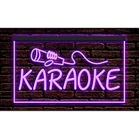 140015 Karaoke Lounge Box Club Singer Bar Pub Open Home Decor Display LED Light Neon Sign (12