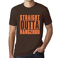 Men's Graphic T-Shirt Straight Outta Hangzhou Eco-Friendly Limited Edition Short Sleeve Tee-Shirt Vintage