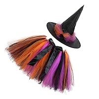 BESTOYARD 1 Set Halloween Witch Costume Masquerade Prom Dress Chucky Costume for Purple Gown