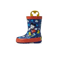 Western Chief Kids Mickey Musketeer Rain Boots For Toddler And Little Kids - Man-Made Outsole With Traction, Pull-On Style, And Round Toe