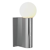 Astro Ortona Single Dimmable Bathroom Wall Light (Polished Chrome) - Damp Rated - G9 Lamp, Designed in Britain - 1459003-3 Years Guarantee