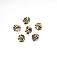 10pcs/Pack Antique Gold/Silver Charm Pendants Buddha Sparta leopard Lion Heads Spacer Beads Supplies For Jewelry Finding Making DIY Bracelet Necklace