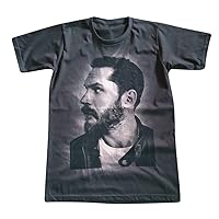 Unisex Tom Hardy T-Shirt Short Sleeve Mens Womens