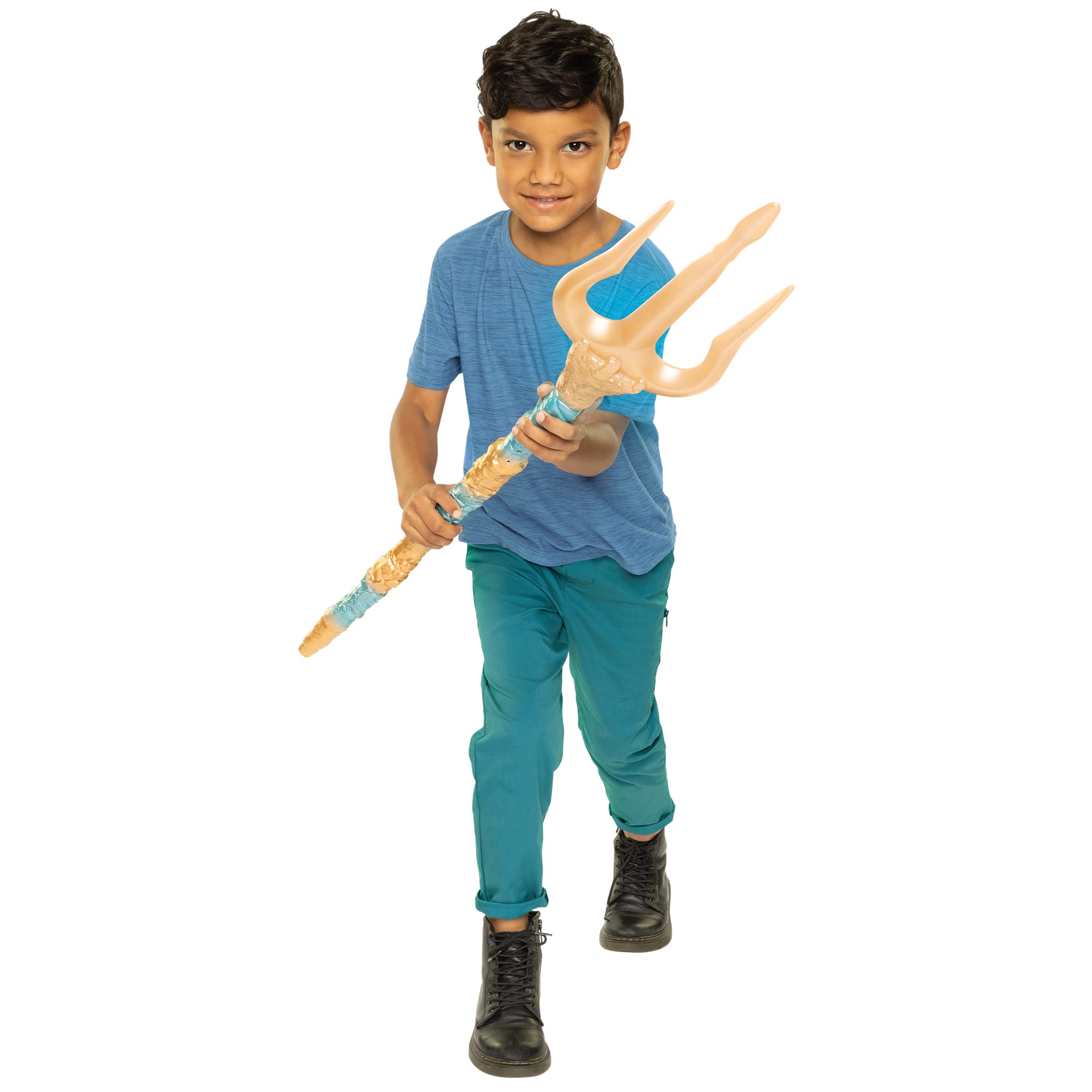 Disney The Little Mermaid King Triton’s All-Powerful Trident, 36 Inches Long with Motion Activated Lights and Sound Effects! Command The Seas Like King Triton!